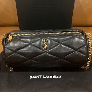 YSL Sade Mini Quilted Leather Tube Bag